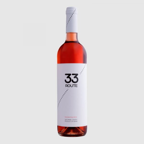 33 Route Rose, vino rosado elaborado con las variedades Bonicaire  y Garnacha de Bodega Les Useres – IGP Vinos de la Tierra de Castellón.
